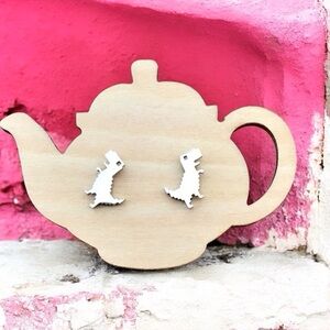 🆕 Dinosaur Stud Earrings Stainless Steel